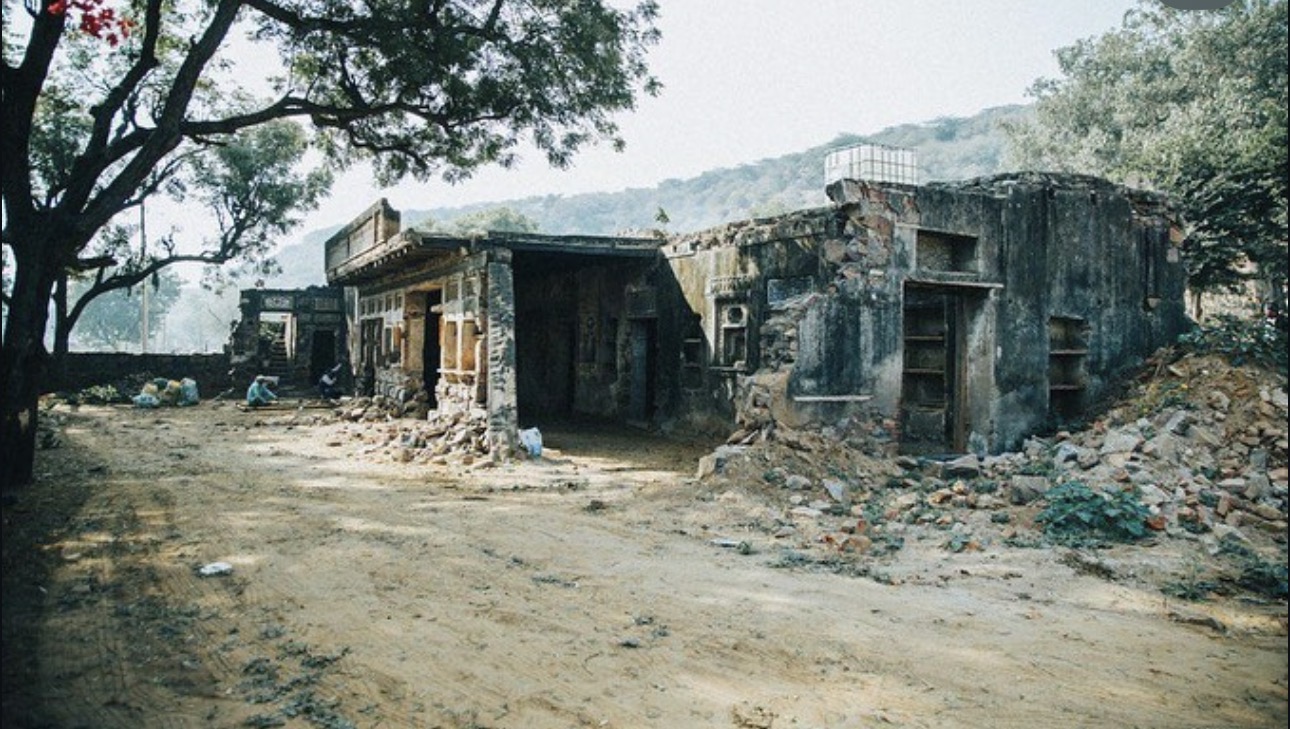 The site before work began